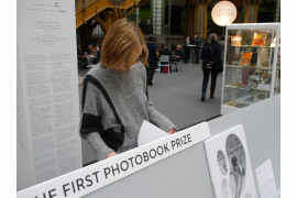 Prezentacja książek z konkursu Paris Photo Aperture Foundation Photobook Awards.