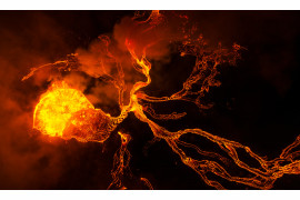 fot. Chris Byrne, "Depths of Hell", The Amazing Aerial Award / 2021 International Landscape Photographer of the Year