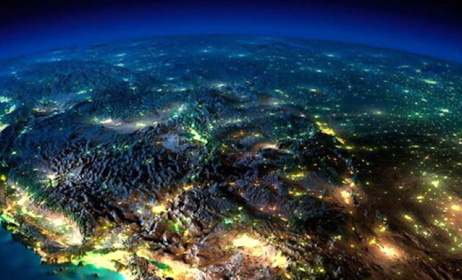 Ziemia nocą w trójwymiarze na zdjęciach NASA