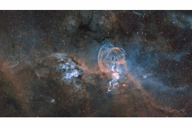 fot. Ignazio Diaz Bobillo, "Statue of Liberty Nebula" 1. miejsce  w kategorii Stars and Nebulae / Insight Investment Astronomy Photographer of the Year 2019