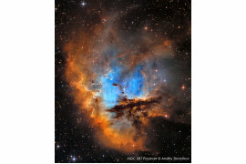 Andriy Borovkov - III miejsce w kategorii "Stars and Nebulae", zdjęcie przedstawia Mgławicę Pacmana (NGC 281)