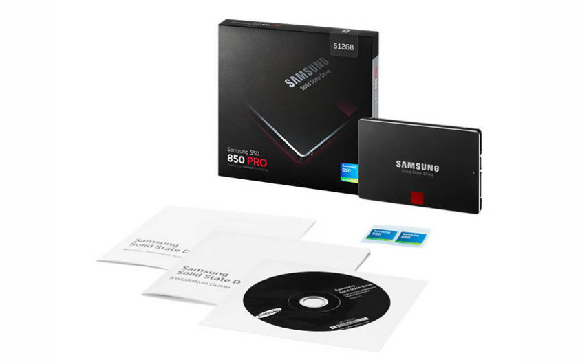 Samsung SSD 850 PRO - zestaw handlowy