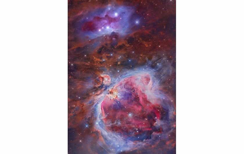 fot. Miguel Angel, Garcia Borella, Lluis Romero Ventura, Mosaic of Great Orion & Running Man Nebula / Insight Investment Astronomy Photographer of the Year 2018
