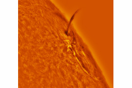 fot. Stuart Green, "Coloured Eruptive Prominence", 2. miejsce w kategorii Our Sun / Insight Astronomy Photographer of the Year 2018