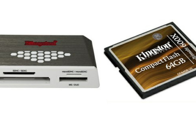 Kingston USB 3.0 High-Speed Media Reader i karta CF Ultimate 600X 64 GB