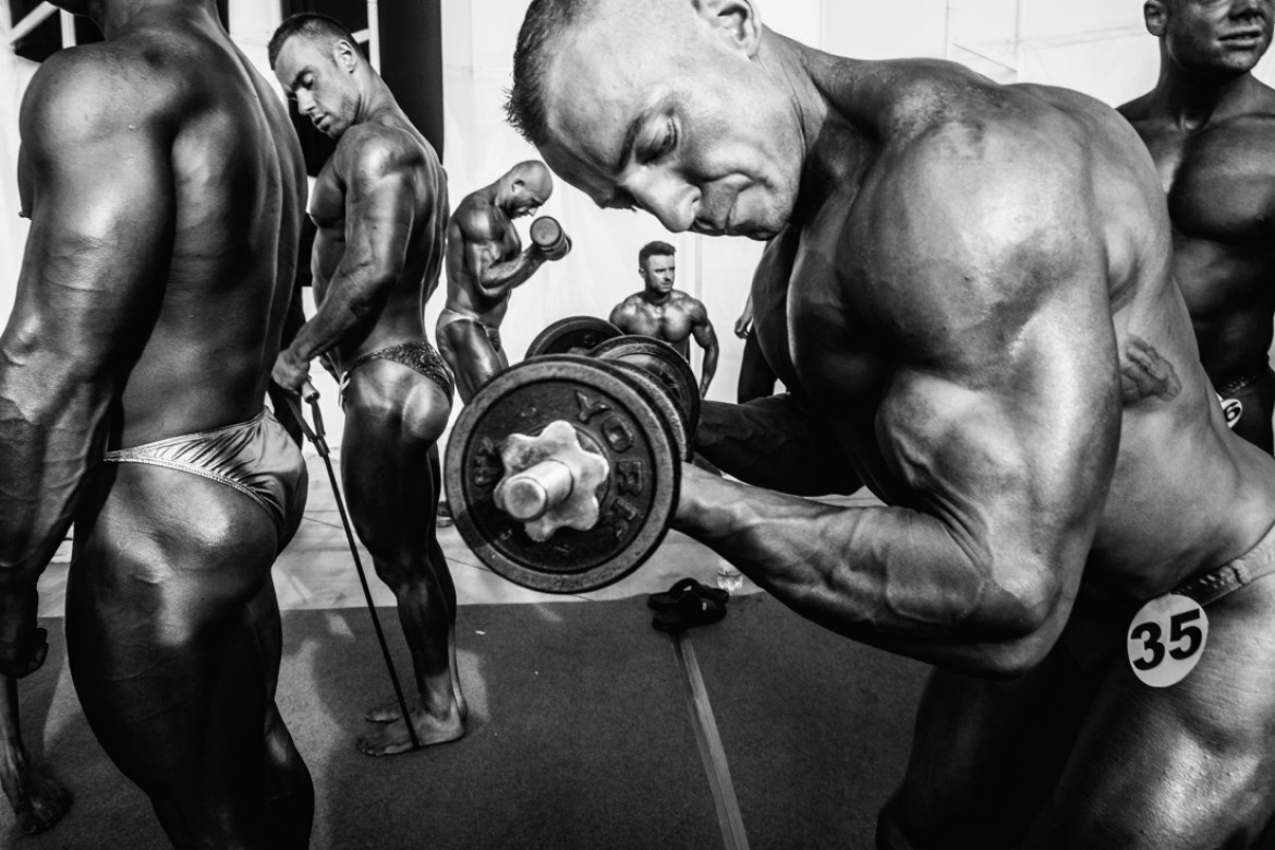 fot. Marek Lapis, z cyklu "Bodybuilding", 3. miejsce w kategorii People / Series