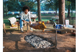 fot. Neal Boenzi, "Pig Roast", Prospect Park Brooklyn / NYC Park Photo Archive