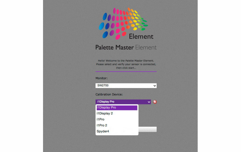 Palette Master Element - lista czujników