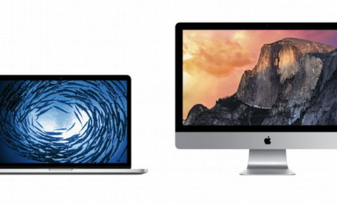 Nowy 15-calowy Apple Macbook Pro i 27-calowy iMac Retina 5K