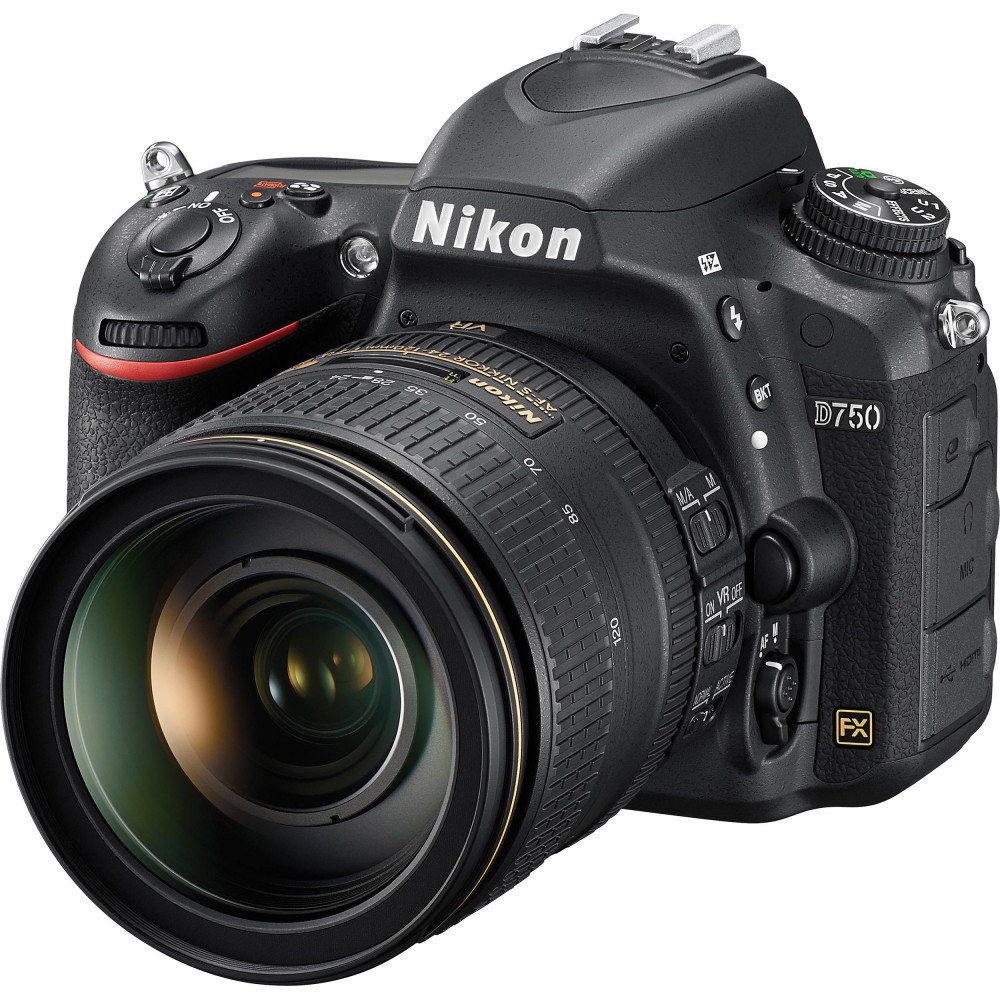 Nikon D750 - zdjęcie z przodu