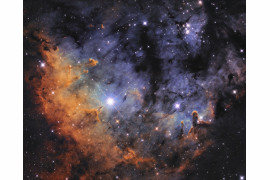 fot. Laszlo Bagi, "Deep and height, NGC 7822, mgławica Głowa Diabła" / Insight Investment Astronomy Photographer of the Year 2019