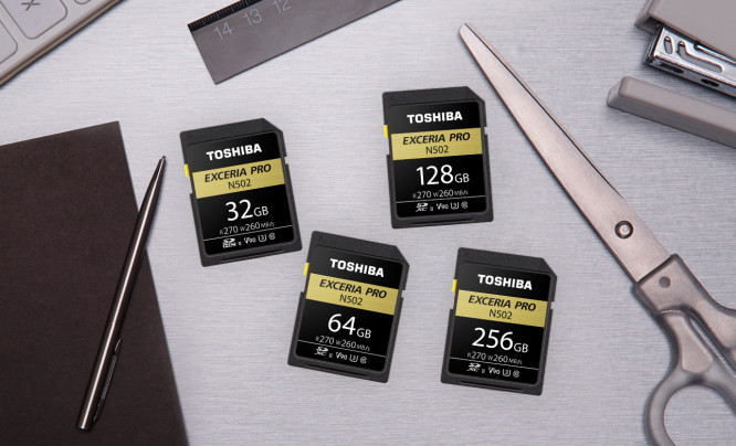 Toshiba Exceria Pro N502 SD - nowa linia odpornych kart umożliwiających zapis wideo 8K
