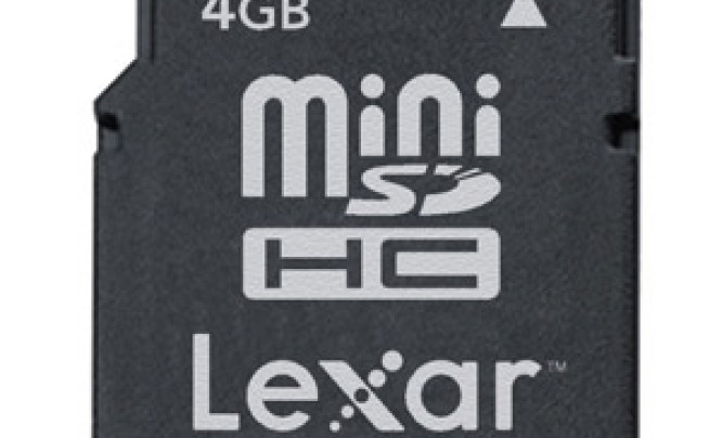  Lexar 4GB miniSDHC oraz 2GB microSD - minimax