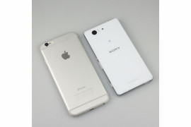 iPhone 6 i Sony Xperia Z3 Compact - porównanie wielkości