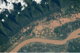 fot. nasa.gov | Tajlandia i Laos