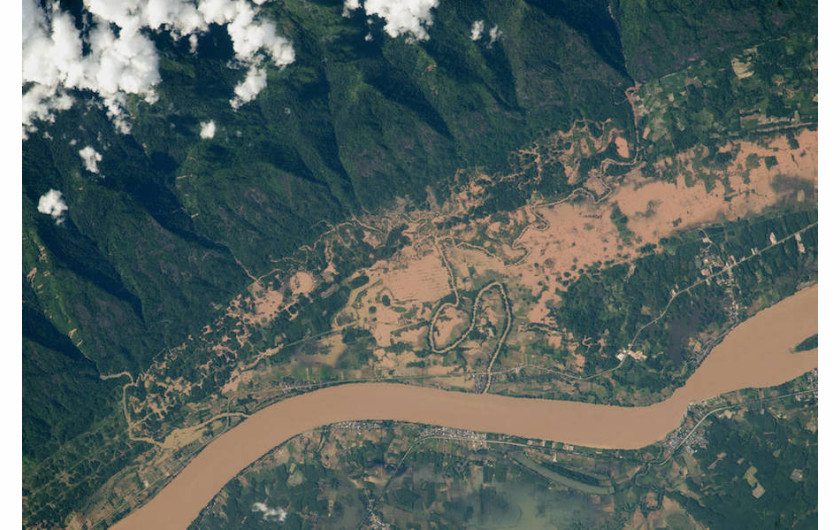 fot. nasa.gov | Tajlandia i Laos