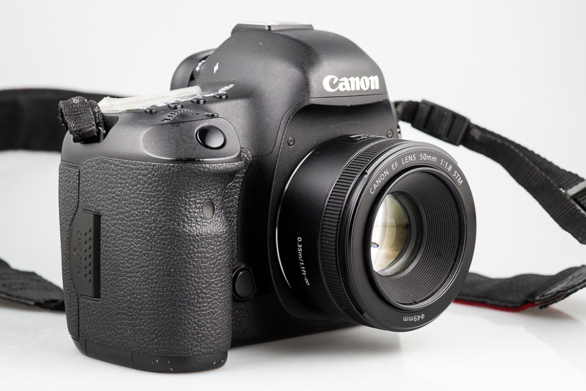Canon EF 50 mm f/1,8 STM z aparatem Canon EOS 5D Mark III