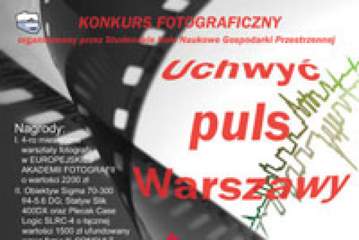 Konkurs fotograficzny "Uchwyć puls Warszawy"