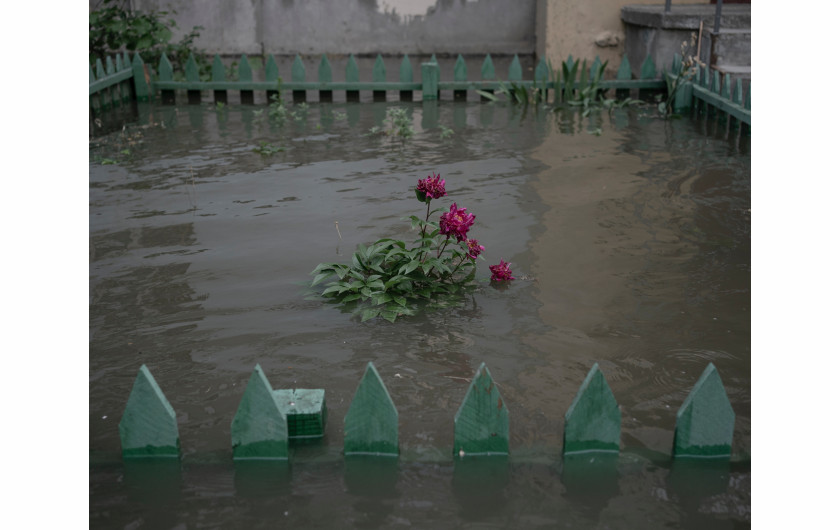 fot. Johanna Maria Fritz, Kakhovka Dam: Flood in a War Zone, Die Zeit, najlepszy reportaż z regionu Europy / World Press Photo 20246 czerwca 2023 r. eksplozje uszkodziły ścianę kontrolowanej przez Rosję zapory Kachowka w południowo-wschodniej Ukrainie, powodując rozległe powodzie w Chersoniu. Według doniesień międzynarodowych mediów, wyrwa w tamie całkowicie zalała około 17 500 domów zarówno na zachodnim brzegu kontrolowanym przez Ukrainę, jak i na wschodnim brzegu rzeki kontrolowanym przez Rosję, zabijając setki ludzi. Ukraina przeprowadziła następnie dochodzenie w sprawie zniszczeń i rozpoczęła proces przeciwko Rosji przed Międzynarodowym Trybunałem Karnym.