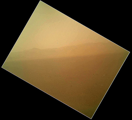 Pierwsze kolorowe zdjęcie Marsa przesłane przez Curiosity