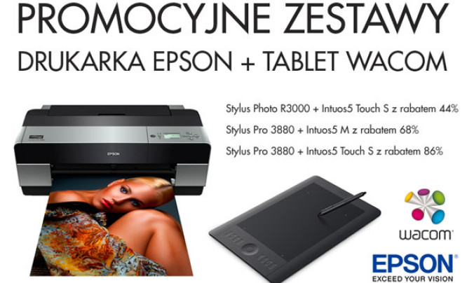 Drukarka Epson z tabletem Wacom - promocyjne zestawy