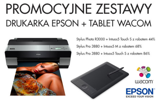 Drukarka Epson z tabletem Wacom - promocyjne zestawy