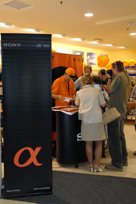 Pokaz specjalny Sony A100 w Krakowie