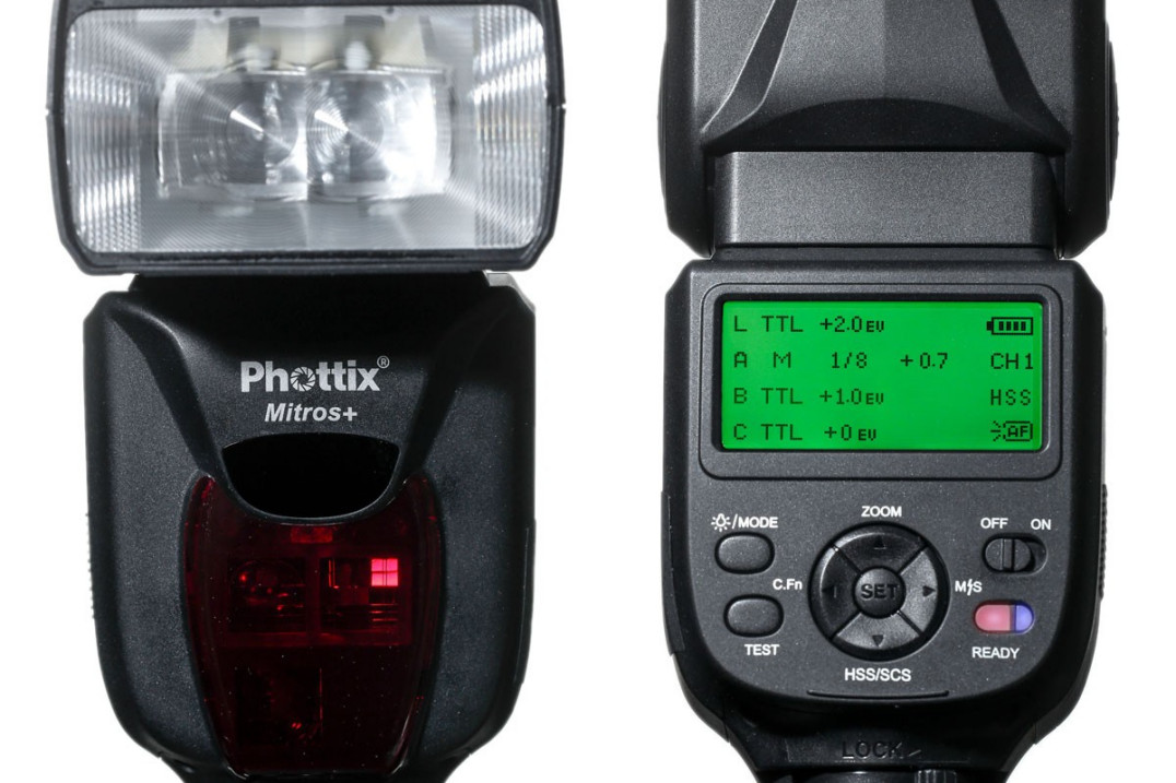 Phottix Mitros+ z wbudowanym wyzwalaczem radiowym