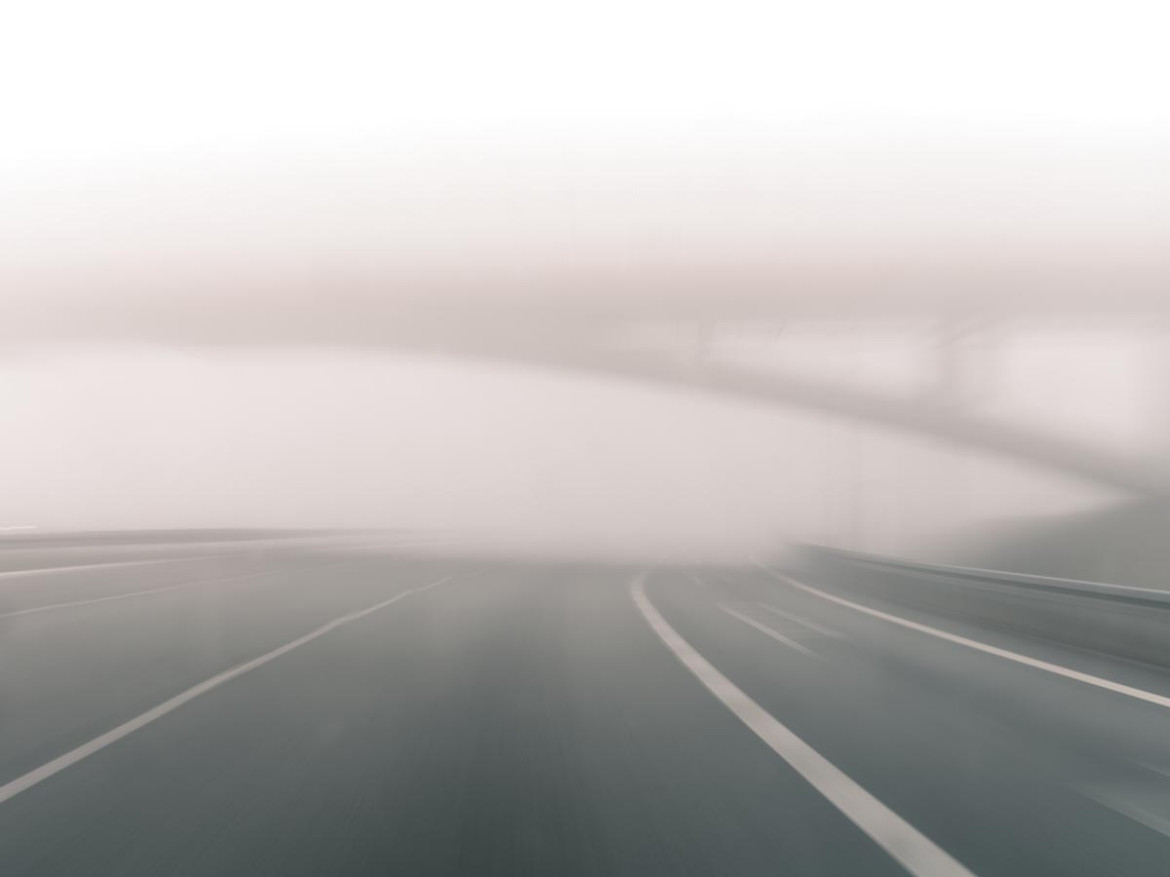 Fot. Tomasz Zgadzaj, Reportaż ukazuje autostradę jako odhumanizowaną przestrzeń podporządkowaną pędowi nowoczesności – odciętą od przyrody i ludzi, w której wszystko, co żywe i nieprzystosowane, staje się tymczasowe i zbędne.<br></br><br></br>2. nagroda w kat. Climate, Responsibility - Stories / Grand Press Photo 2025