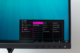 Menu monitora BenQ SW270C