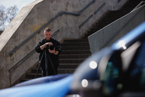 Sesja błękitnego Mercedesa, czyli Peak Design Tripod Pro Tall  w praktyce