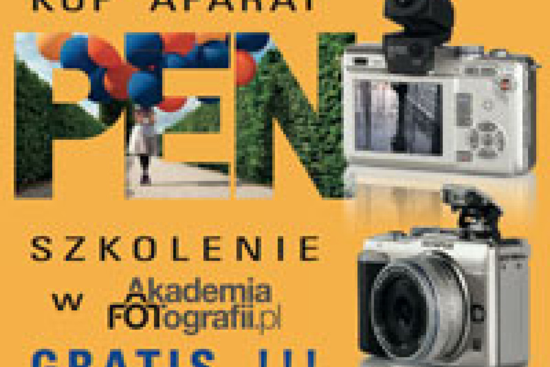 Kup Olympusa PEN, szkolenie w Akademii Fotografii dostaniesz gratis