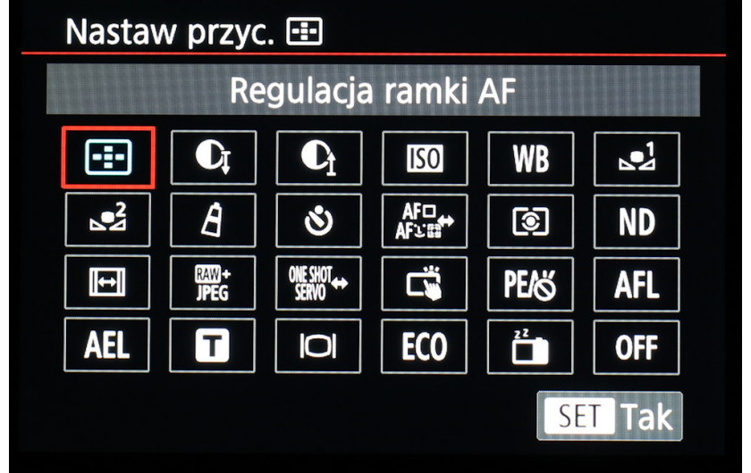 Możliwości personalizacji przycisków funkcyjnych w aparacie Canon PowerShot G5 X