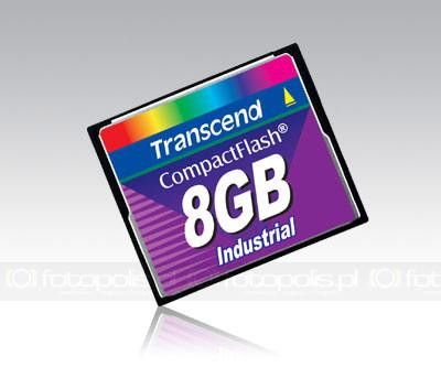 Transcend 8 GB Industrial CompactFlash - dla wytrzymałych