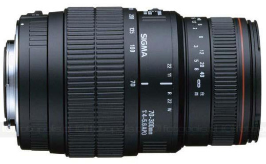 Sigma 70-300 f/4-5.6 DG APO Macro oraz Sigma 70-300 f/4-5.6 DG Macro - z silnikiem dla Nikona