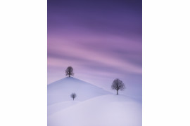 fot. Cedric Tamani, "The Drumlins in Winter", 3. miejsce w kat. pojedynczej / 2021 International Landscape Photographer of the Year