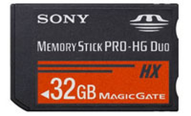  Sony Memory Stick PRO-HG Duo HX 32 GB - zapowiedź karty