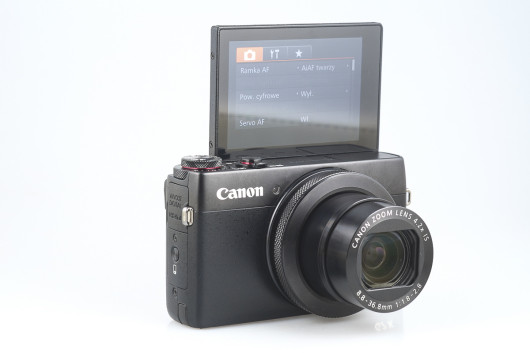 Canon PowerShot G7 X - odchylany ekran