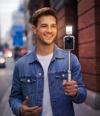 W końcu ktoś o tym pomyślał. Harlowe Omni 360° to lampka do kamer sferycznych