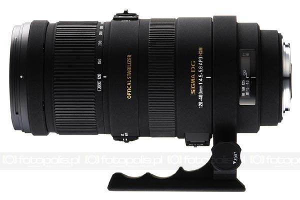 SIGMA - SIGMA DG 120-400mm 4.5-5.6 APO HSM　キャノン Sigma APO 120-400mm f/4.5-5.6 DG OS HSM - duży zakres i