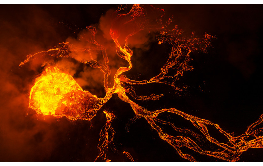 fot. Chris Byrne, Depths of Hell, The Amazing Aerial Award / 2021 International Landscape Photographer of the Year