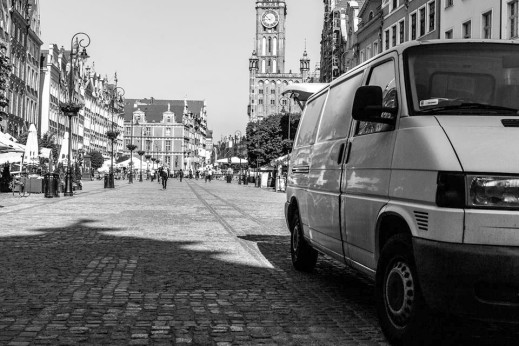 Jacek Ożóg sfotografował Gdańsk… swoim samochodem