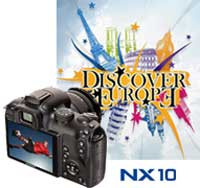 Testowanie Samsunga NX10 podczas imprezy &quot;Discover Europe&quot;