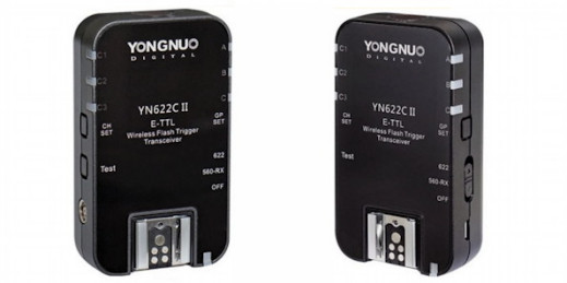 Yongnuo YN622C II - nowy bezprzewodowy wyzwalacz do aparatów Canon
