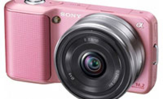 Sony NEX-3 w kolorze różowym