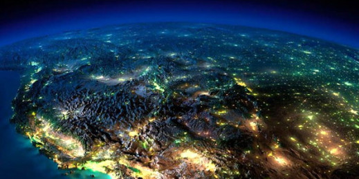 Ziemia nocą w trójwymiarze na zdjęciach NASA