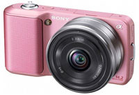 Sony NEX-3 w kolorze różowym