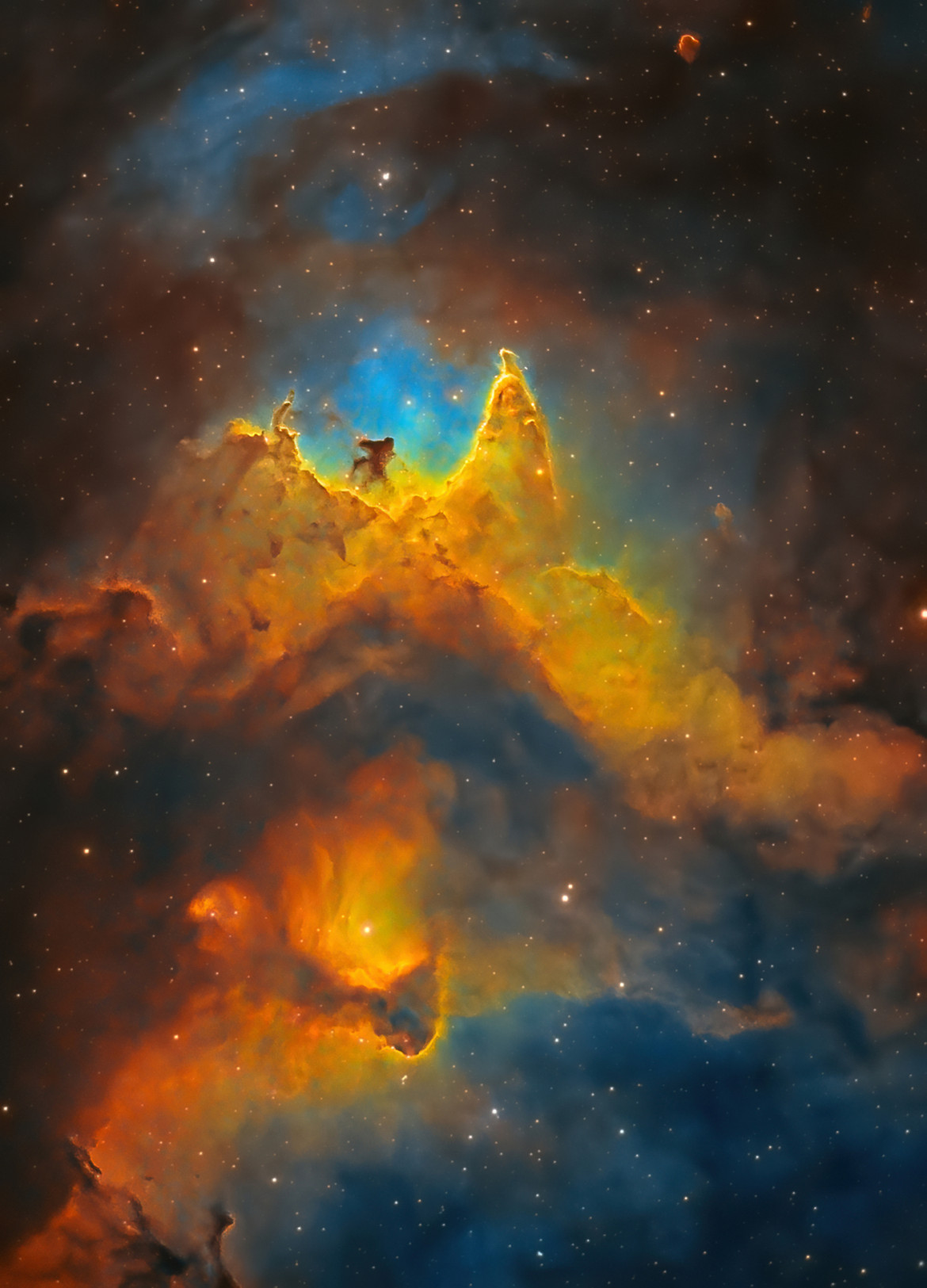 fot. Kush Chandari, "The Soul of Space (Close-up of the Soul Nebula)" / Astronomy Photographer of the Year 2021