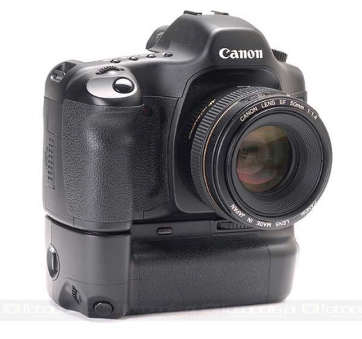 Uchwyt pionowy i battery pack do EOS-a 5D