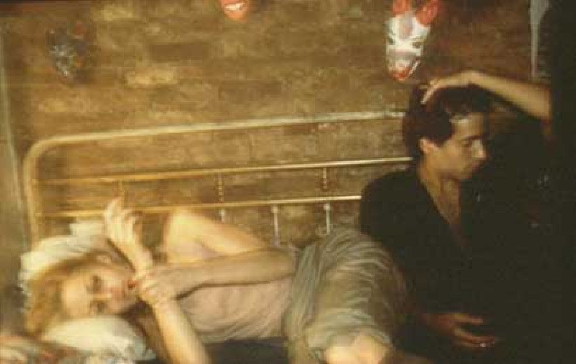 "Greer and Robert on the bed", NYC 1983, Cibachrome print, Copyright Nan Goldin. Courtesy Matthew Marks Gallery, New York